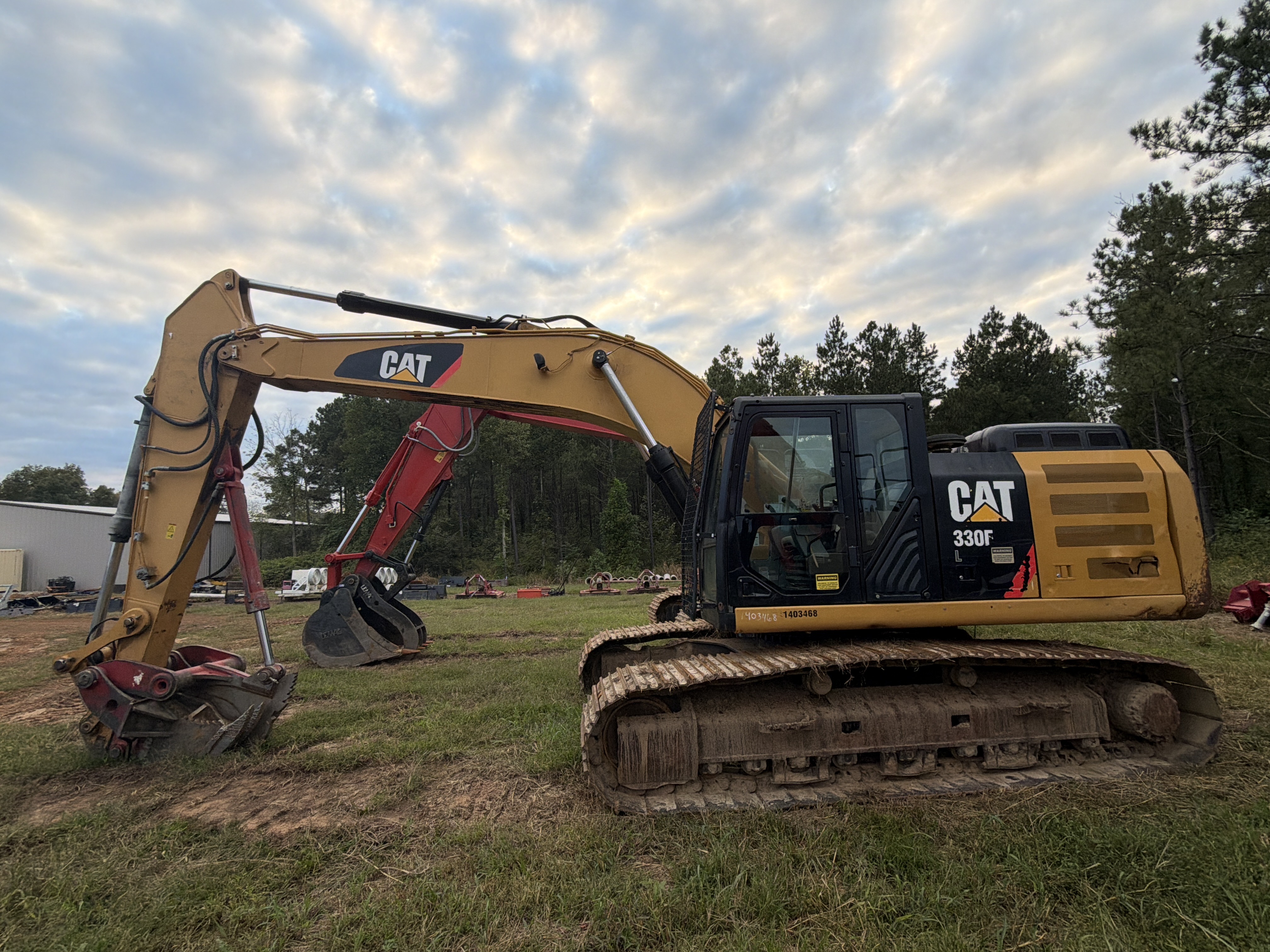 2017 Caterpillar 330FL with Nye Shear - Image 1